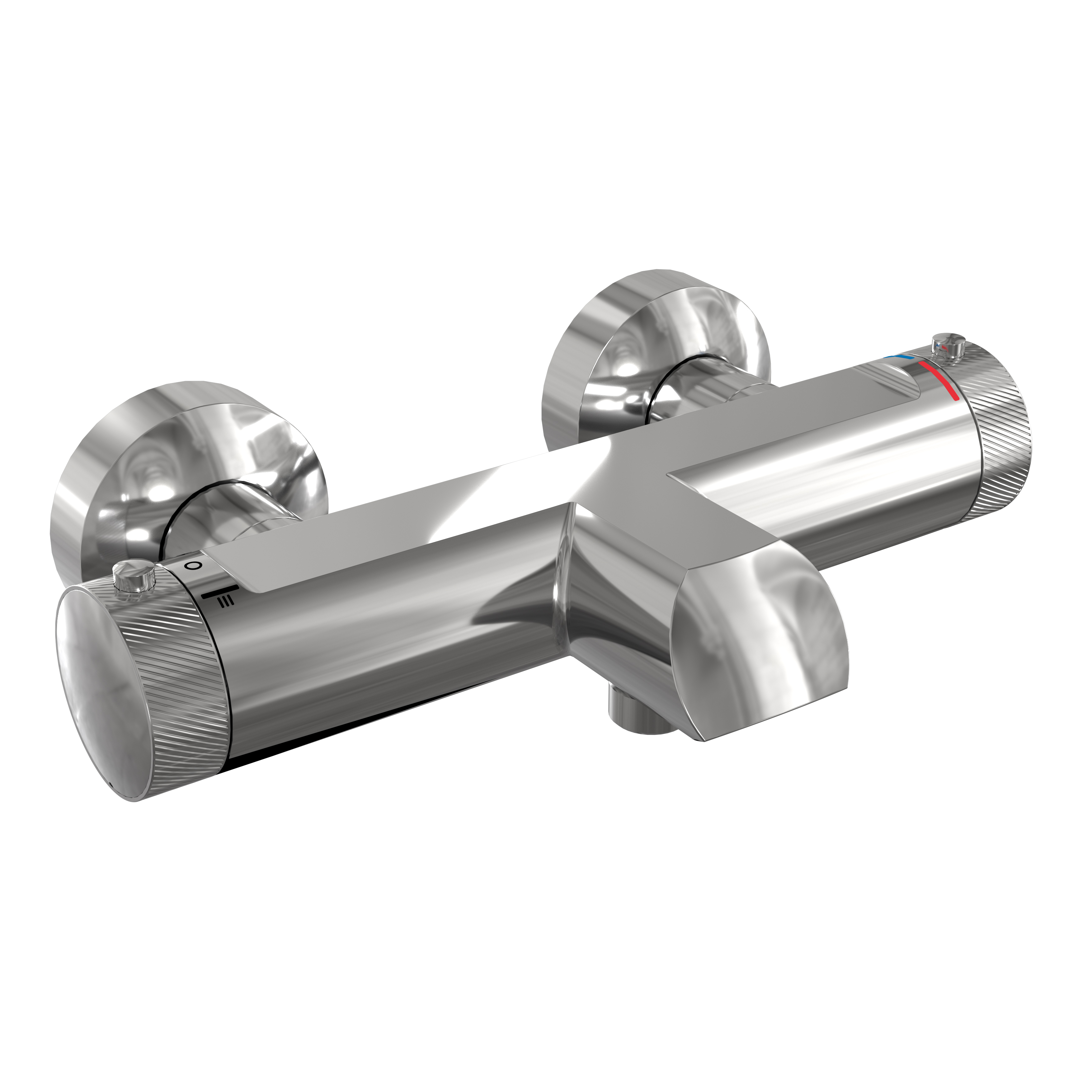 Mitigeur thermostatique de baignoire apparent AquaXPro Rond